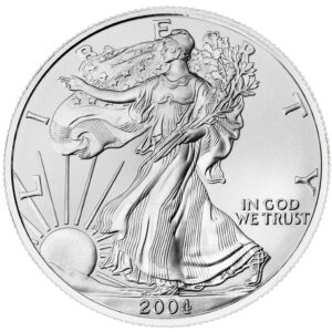 2004 Silver American Eagle - BU - Sealed Box
