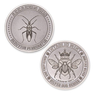 SILVER BUG SERIES - ASSASSIN BUG - 1 TROY OUNCE - 39MM