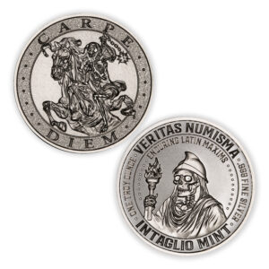 VERITAS NUMISMA SERIES – ENDURING LATIN MAXIMS – CARPE DIEM - 1 TROY OUNCE - 39MM