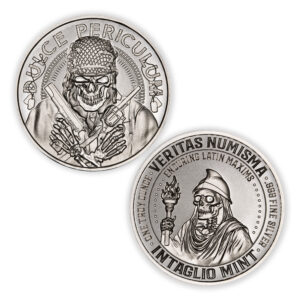 VERITAS NUMISMA SERIES – ENDURING LATIN MAXIMS – DULCE PERICULUM - 1 TROY OUNCE - 39MM