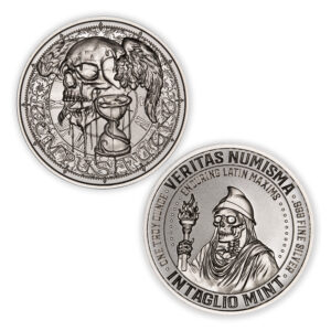 VERITAS NUMISMA SERIES – ENDURING LATIN MAXIMS – TEMPUS FUGIT - 1 TROY OUNCE - 39MM10