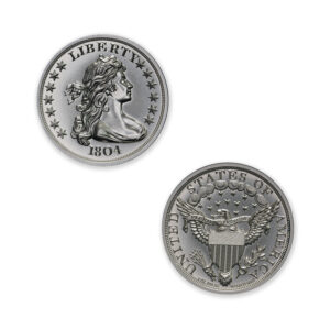 1804 DOLLAR TRIBUTE - HIGH RELIEF - 1 TROY OUNCE - 30MM (THICK)