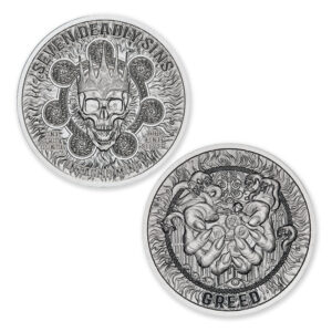 SEVEN DEADLY SINS - GREED – 1 TROY OUNCE – 39MM