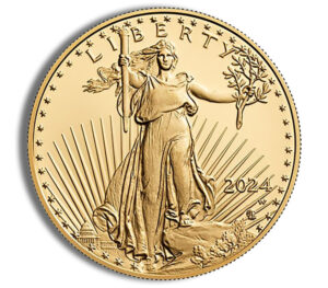 2024-W 1/10 oz Proof Gold Eagle $5 - Box & COA - Image 2