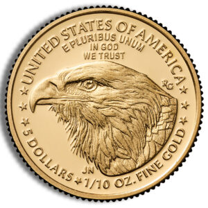 2024-W 1/10 oz Proof Gold Eagle $5 - Box & COA - Image 3