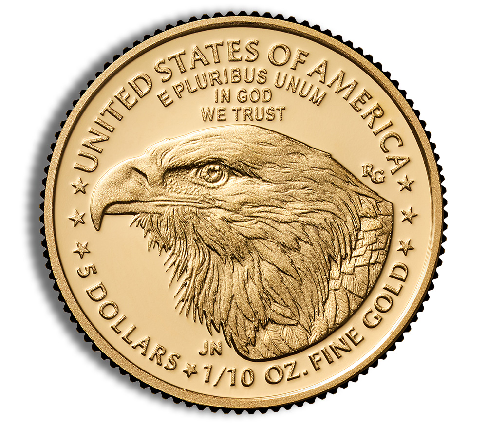 2024-W 1/10 oz Proof Gold Eagle $5 - Box & COA - Image 3