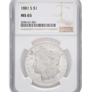 1881-S Morgan Silver Dollar  NGC MS65 - Image 1