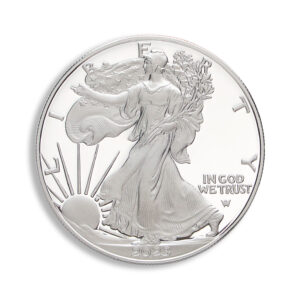 2023-W Proof Silver Eagle with Box & COA - Image 2