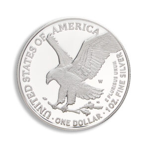 2023-W Proof Silver Eagle with Box & COA - Image 3