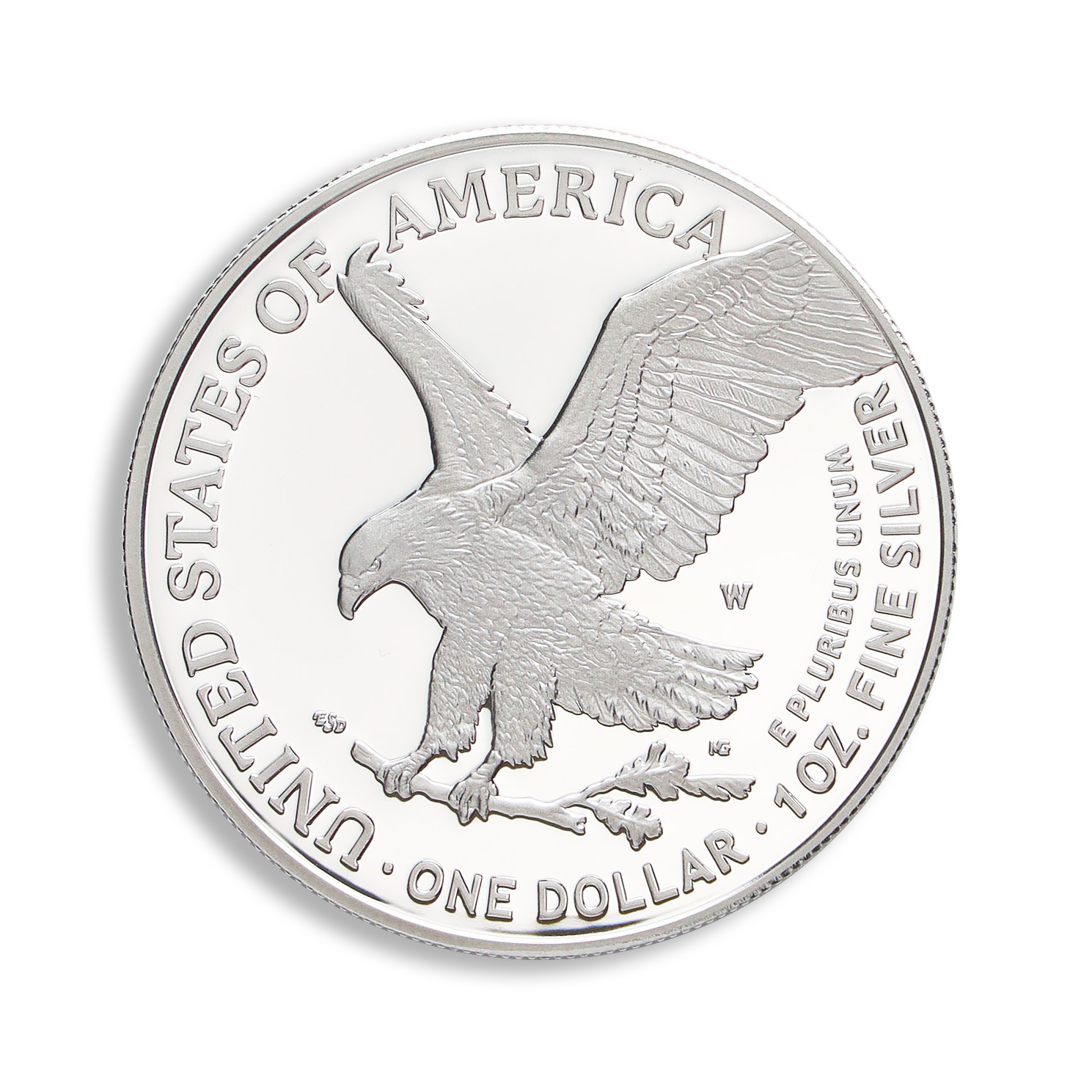 2023-W Proof Silver Eagle with Box & COA - Image 3