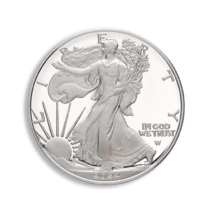2024-W Proof Silver Eagle with Box & COA - Image 2