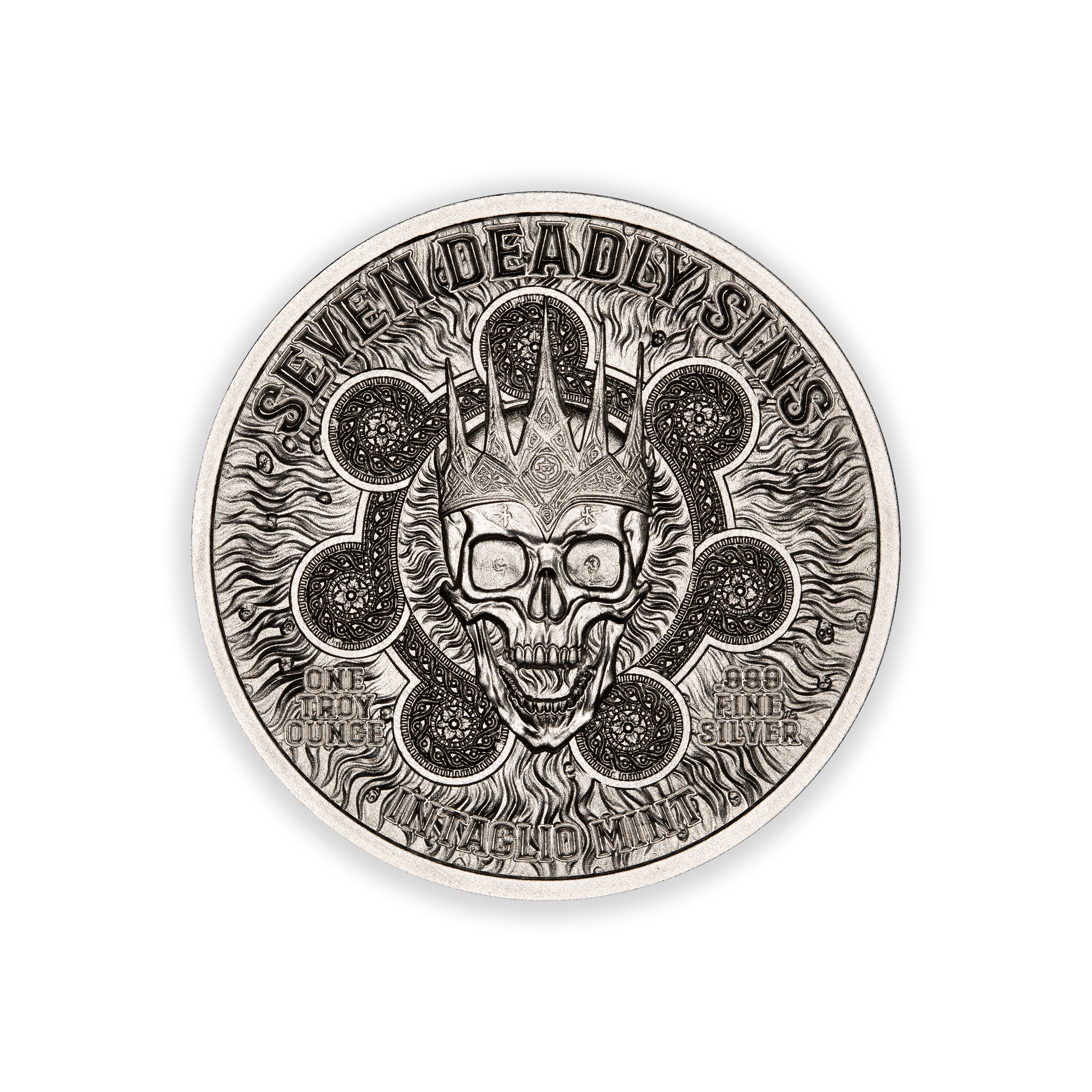 SEVEN DEADLY SINS - SLOTH – 1 TROY OUNCE – 39MM - Image 3