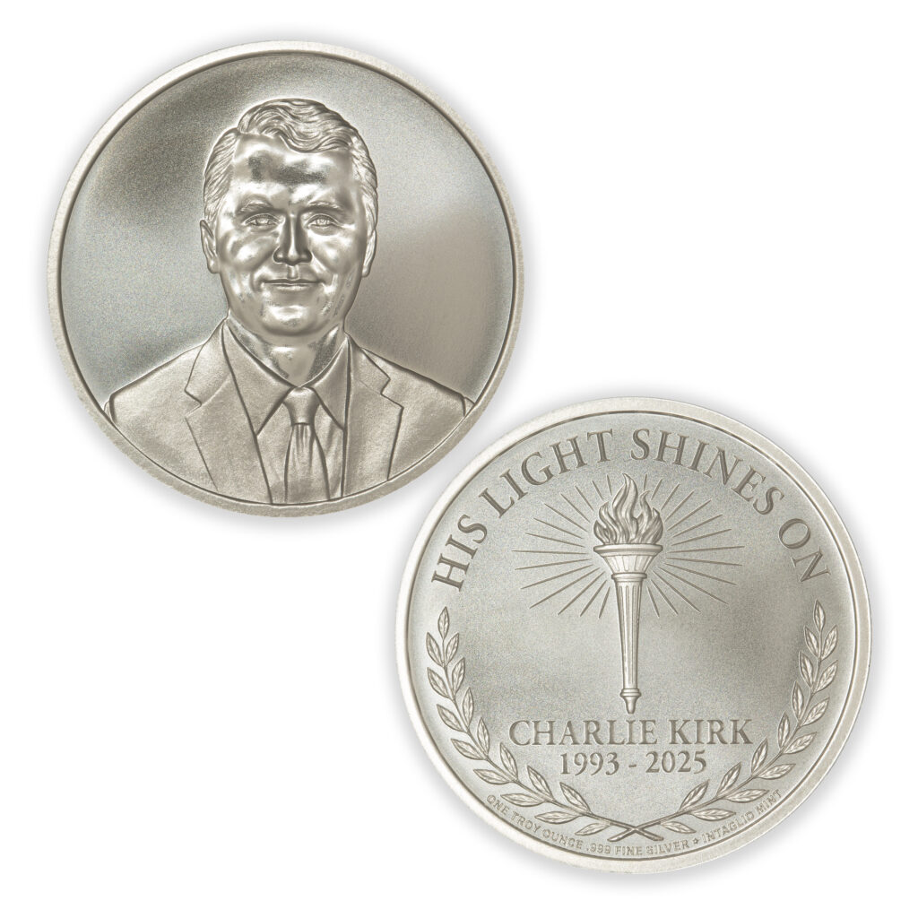 CHARLIE KIRK MEMORIAL - 1 TROY OUNCE - 39MM