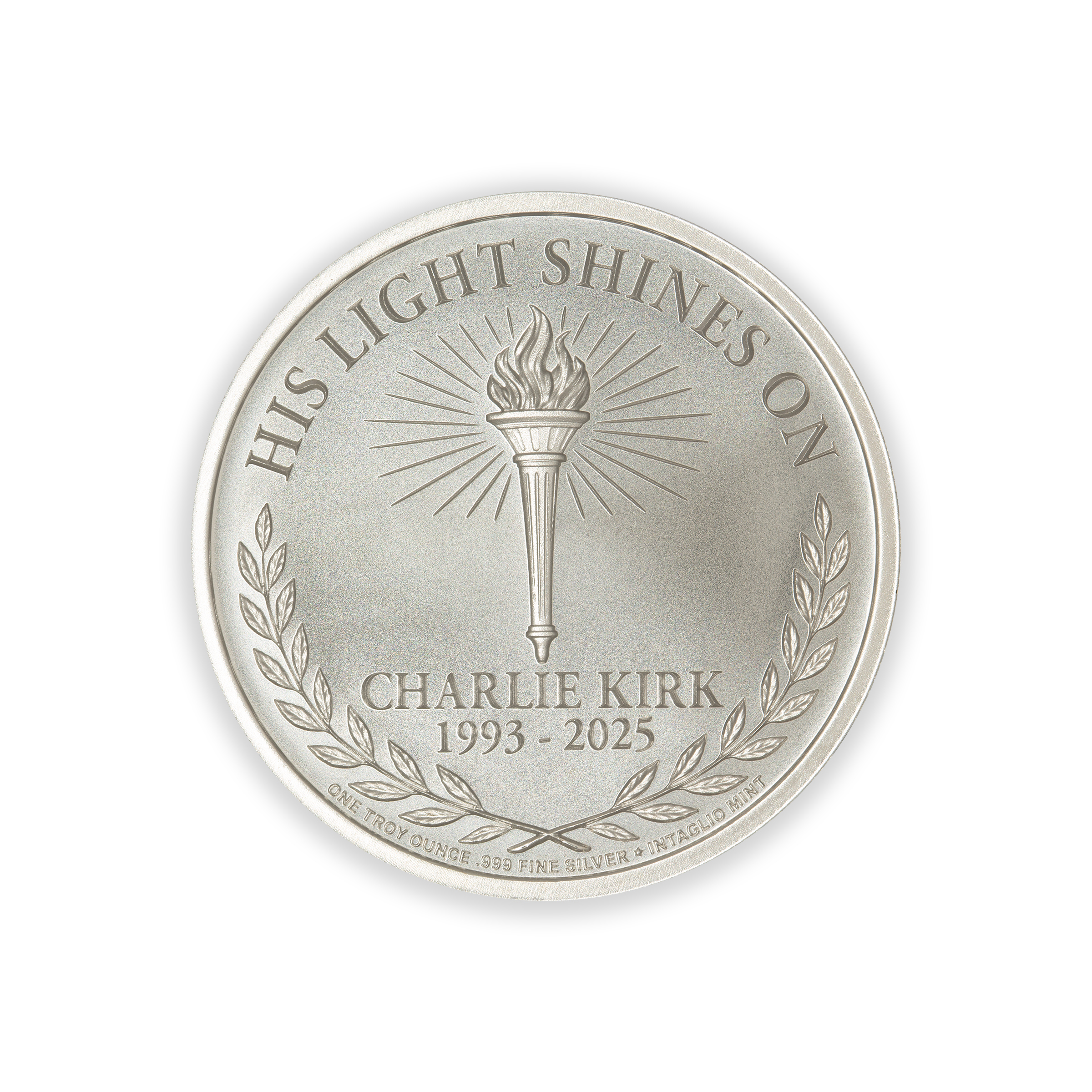CHARLIE KIRK MEMORIAL - 1 TROY OUNCE - 39MM - Image 3