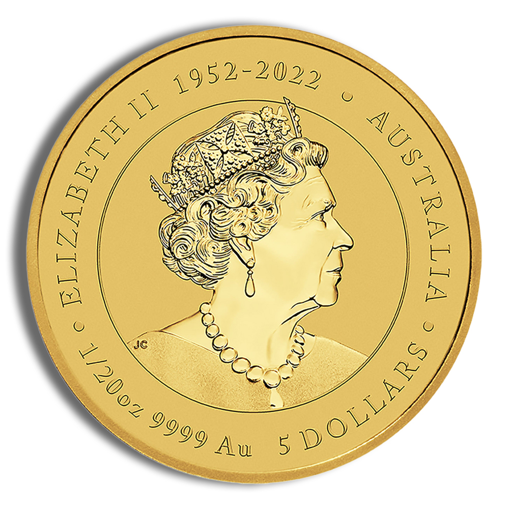 2024 1/20 oz Australia Gold Dragon BU - Series III - Image 2