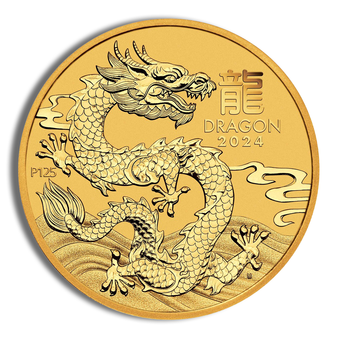 2024 1/2 oz Australia Gold Lunar Dragon BU - Series III - Image 1
