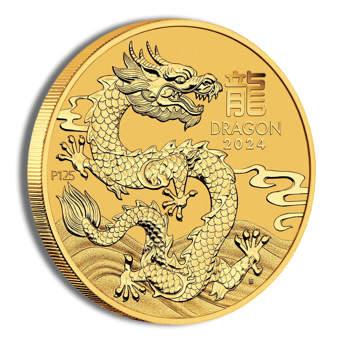 2024 1/2 oz Australia Gold Lunar Dragon BU - Series III - Image 3
