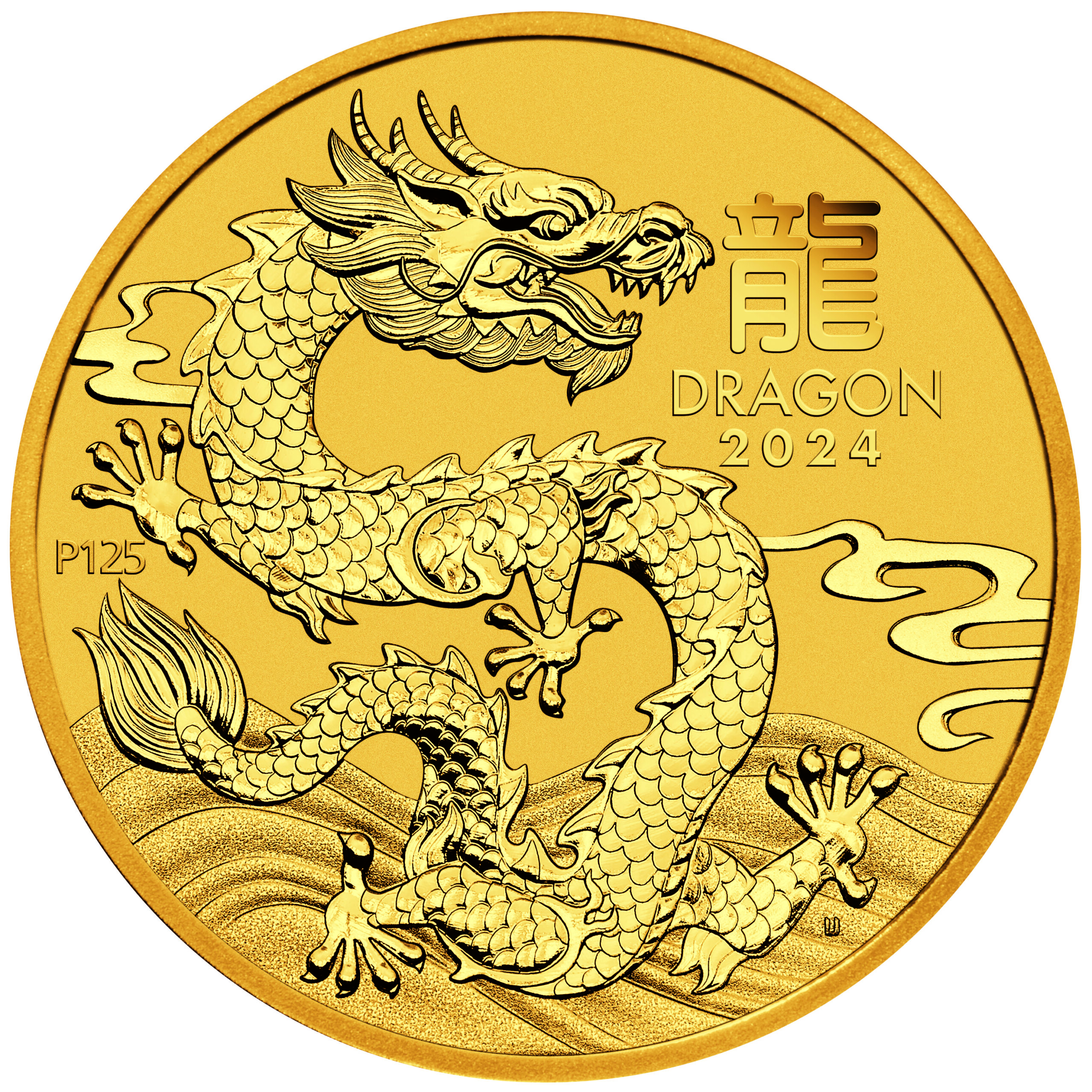 2024 1/10 oz Australia Gold Lunar Dragon BU - Series III - Image 1
