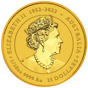 2024 1/10 oz Australia Gold Lunar Dragon BU - Series III - Image 2