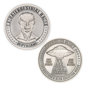 EXTRATERRESTRIAL RACES - "REPTILIANS" – 1 TROY OUNCE – 39MM