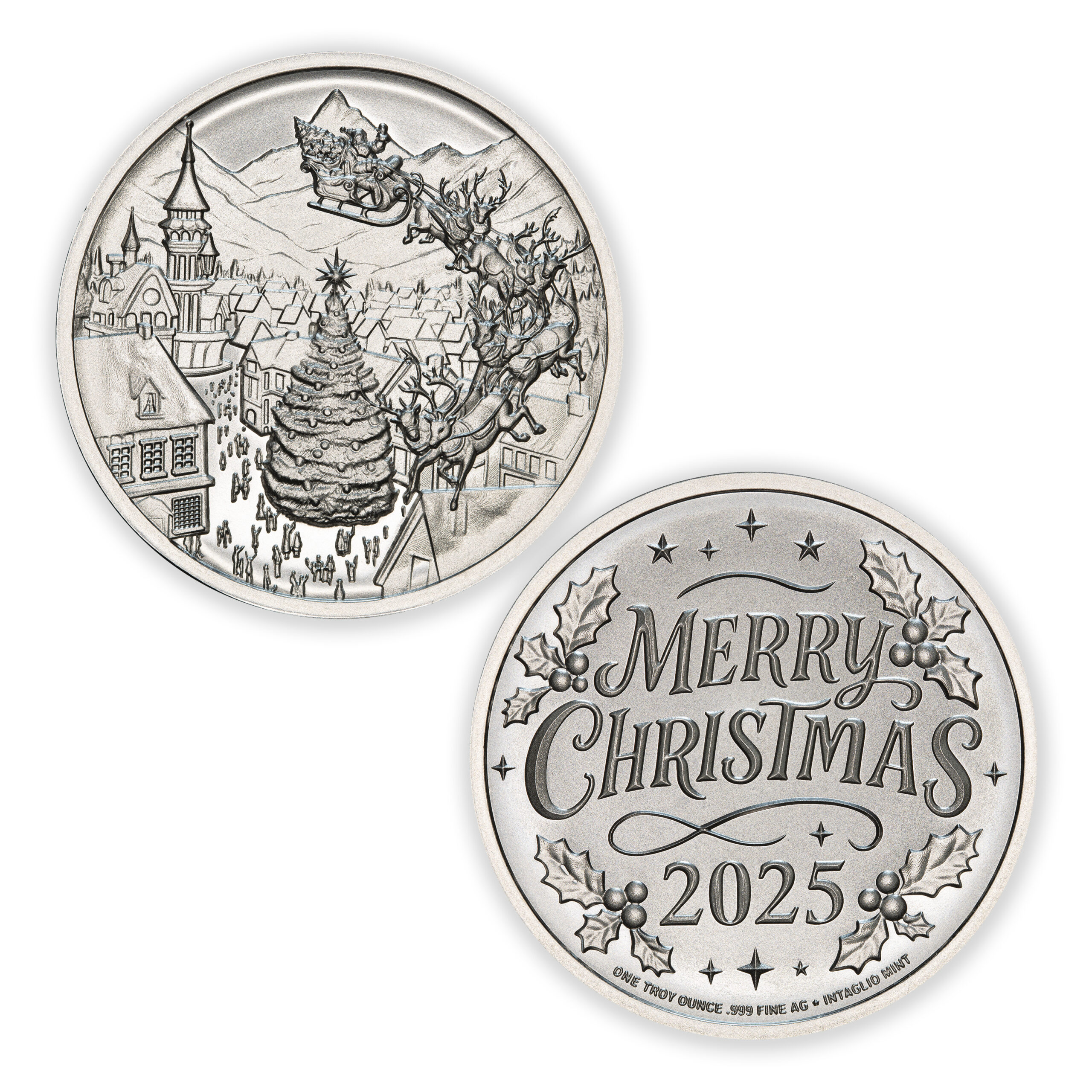 2025 HOLIDAY COLLECTION - NORTH POLE - 1 TROY OUNCE - 39MM - Image 1
