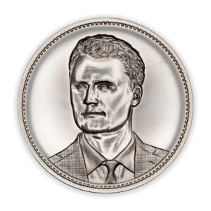 CHARLIE KIRK MEMORIAL - TWO TROY OUNCES - .999 FINE SILVER - TOTAL MINTAGE: 500