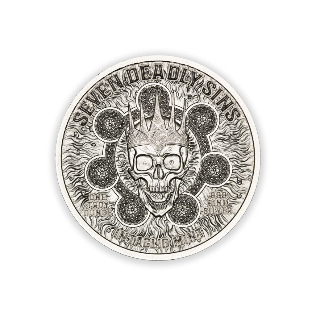 SEVEN DEADLY SINS - WRATH – 1 TROY OUNCE – 39MM
