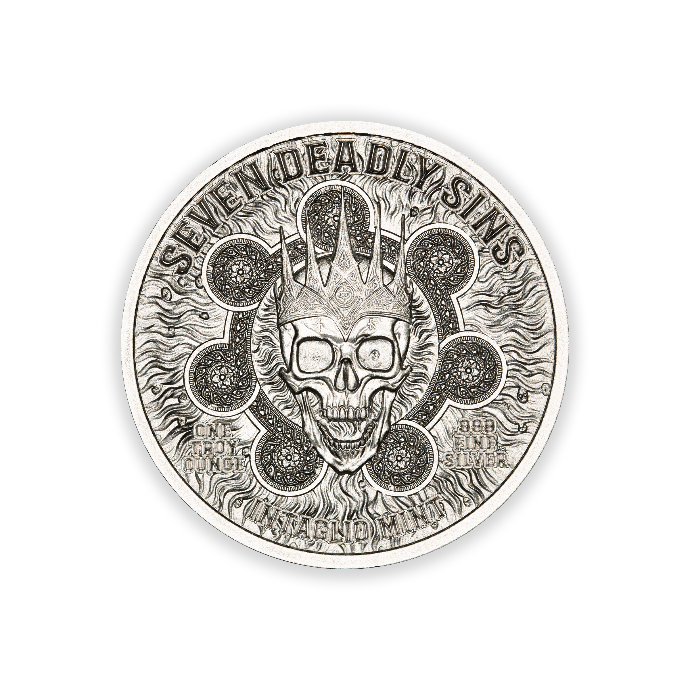 SEVEN DEADLY SINS - WRATH – 1 TROY OUNCE – 39MM - Image 3