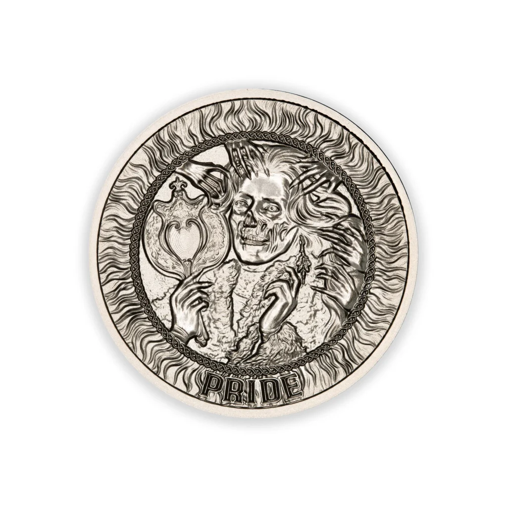 SEVEN DEADLY SINS - PRIDE – 1 TROY OUNCE – 39MM
