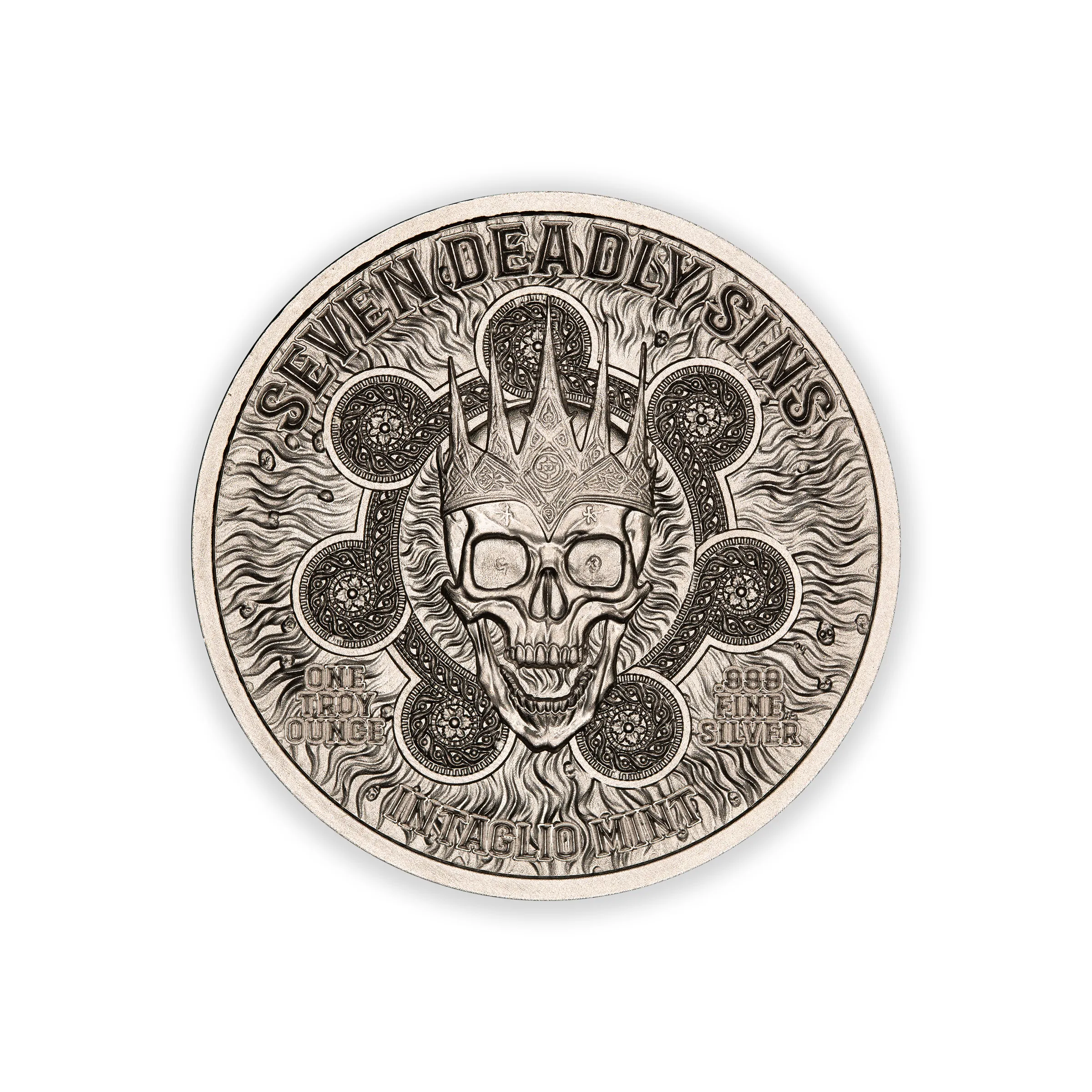 SEVEN DEADLY SINS - PRIDE – 1 TROY OUNCE – 39MM - Image 3