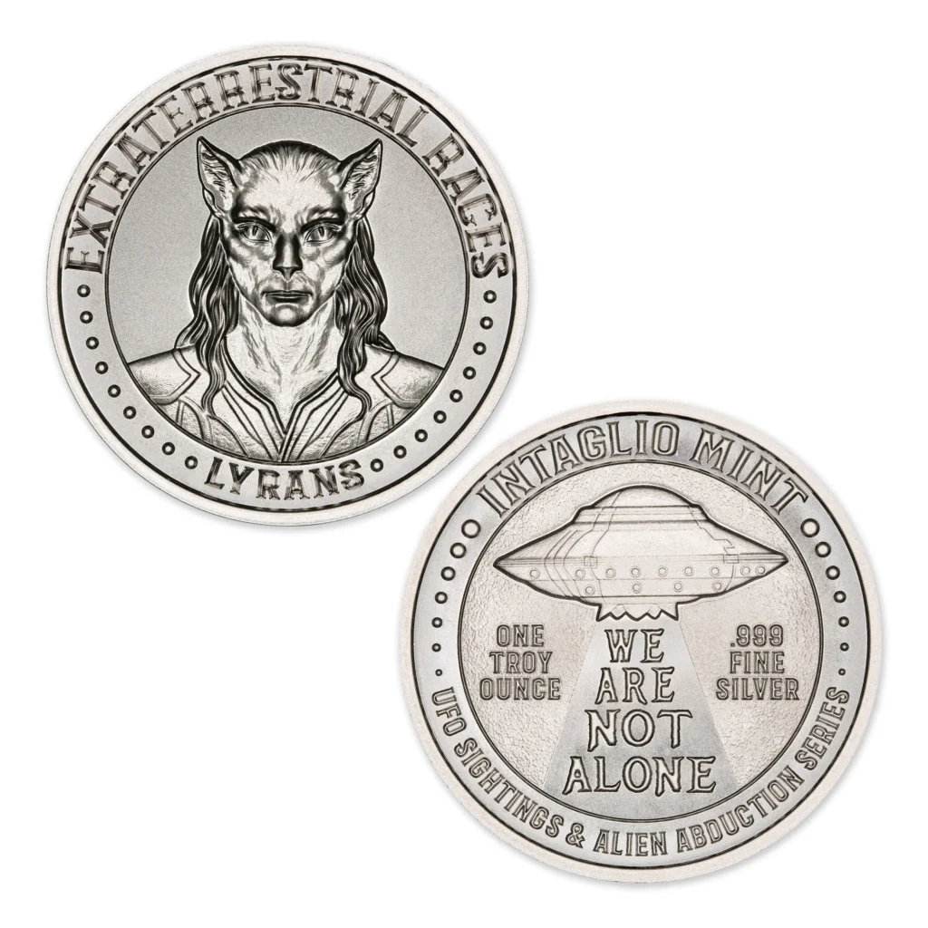 EXTRATERRESTRIAL RACES - "LYRANS" – 1 TROY OUNCE – 39MM