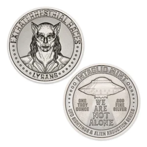 EXTRATERRESTRIAL RACES - "LYRANS" – 1 TROY OUNCE – 39MM