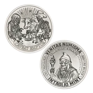 VERITAS NUMISMA SERIES – ENDURING LATIN MAXIMS – CAVEAT EMPTOR - 1 TROY OUNCE - 39MM