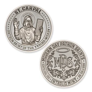 MODERN DAY PATRON SAINTS - ST. CARPAL - 1 TROY OUNCE - 39MM