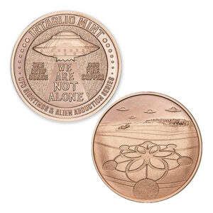 UFO SIGHTINGS & ALIEN ABDUCTION SERIES - CROP CIRCLES - 1OZ - 39MM