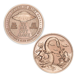 UFO SIGHTINGS & ALIEN ABDUCTION SERIES - FIRST CONTACT - 1OZ - 39MM