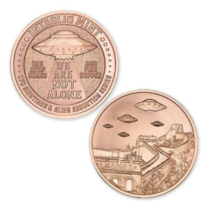 UFO SIGHTINGS & ALIEN ABDUCTION SERIES - GREAT WALL OF CHINA - 1OZ - 39MM