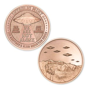 UFO SIGHTINGS & ALIEN ABDUCTION SERIES - HOLLYWOOD - 1OZ - 39MM