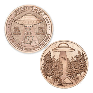 UFO SIGHTINGS & ALIEN ABDUCTION SERIES - HUMAN ABDUCTION - 1OZ - 39MM