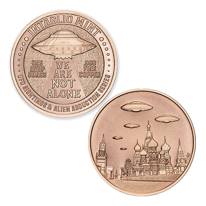 UFO SIGHTINGS & ALIEN ABDUCTION SERIES - KREMLIN - 1OZ - 39MM - Image 1