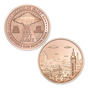 UFO SIGHTINGS & ALIEN ABDUCTION SERIES - LONDON - 1OZ - 39MM