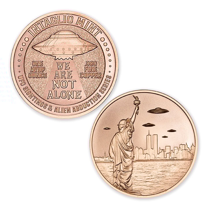 UFO SIGHTINGS & ALIEN ABDUCTION SERIES - NYC - 1OZ - 39MM - Image 1