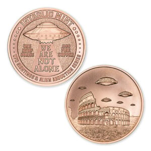 UFO SIGHTINGS & ALIEN ABDUCTION SERIES - ROME - 1OZ - 39MM