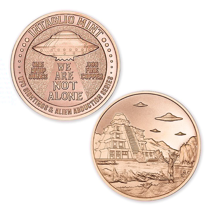 UFO SIGHTINGS & ALIEN ABDUCTION SERIES - TEOTIHUACAN - 1OZ - 39MM - Image 1