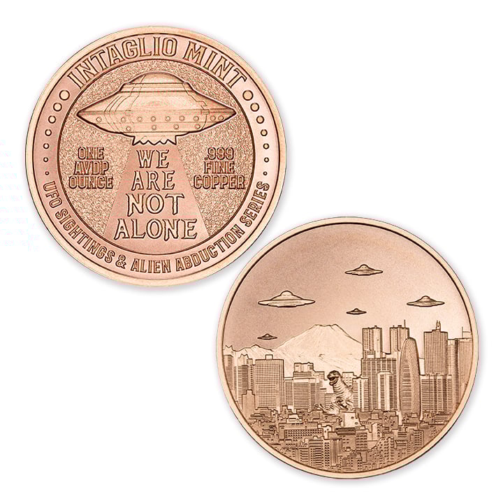 UFO SIGHTINGS & ALIEN ABDUCTION SERIES - TOKYO - 1OZ - 39MM - Image 1