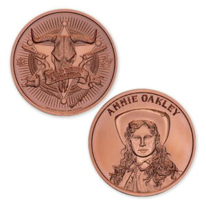 WILD WEST LEGENDS SERIES - ANNIE OAKLEY - 1OZ - 39MM