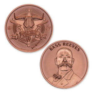 WILD WEST LEGENDS SERIES - BASS REEVES - 1OZ - 39MM