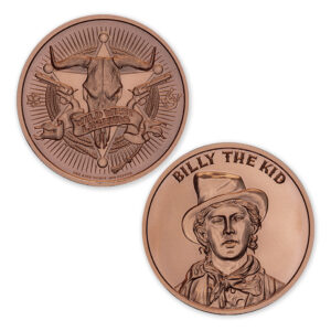 WILD WEST LEGENDS SERIES - BILLY THE KID - 1OZ - 39MM