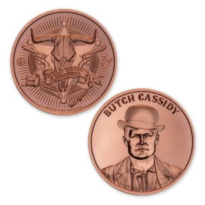 WILD WEST LEGENDS SERIES - BUTCH CASSIDY - 1OZ - 39MM