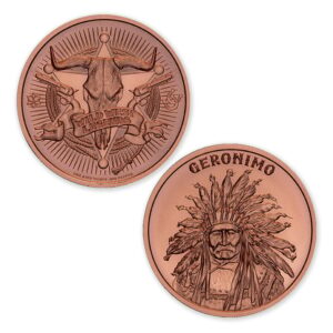 WILD WEST LEGENDS SERIES - GERONIMO - 1OZ - 39MM